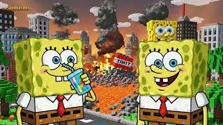 Minecraft, Goku Vs 30 Billion Spongebobs - THE MOVIE (Minecraft Animation).