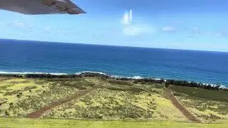 Air Ventures Hawaii GA8 Airvan landing, LIH