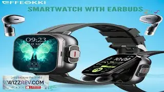 EFFEOKKI 2 In 1 Smart Watch With Earbuds Wireless TWS Earphones Headset