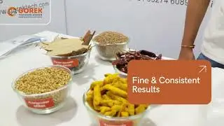 Gorek Dry Masala Grinder Machine with High motor power #gorektechnologies 