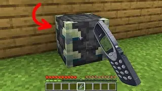 nokia 3310 vs strongest minecraft block