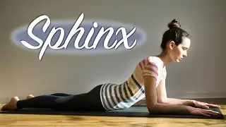 SPHINX POSE | 1 minute yoga asana for BEGINNERS