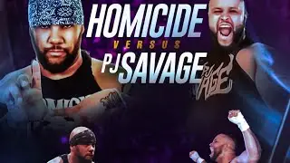 Homicide vs Pj Savage Titan Championship Wrestling (Free Match)