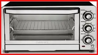 Cuisinart TOB-40N Custom Classic Toaster Oven Broiler, 17 Inch, Black