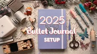 🦋My 2025 Bullet Journal Setup | Plan With Me for 2025 with Mini Printer