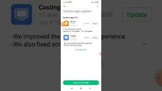 Mi coin apps update on Xiaomi Android phone