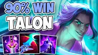 THIS CHALLENGER TALON JUNGLE PLAYER HAS AN INSANE 90% WIN RATE! | Patch 11.24 Talon Gameplay