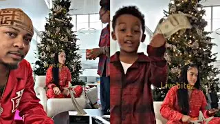 Bow wow spends Christmas With His Family.