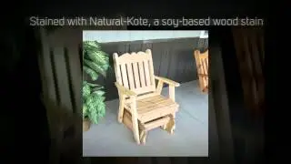 AL Furniture Co. Royal English Red Cedar Gliding Chair - 655