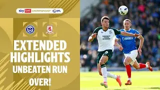 RUN OVER! | Portsmouth v Middlesbrough extended highlights