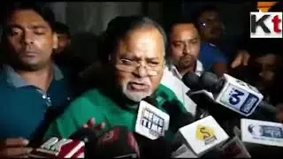 Partha Chatterjee Interacting with media after meeting with CBI officials on Jago Bangla Issues