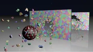 Voronoi Fracture Animation Making in Cinema 4D Tutorial