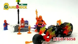 Призрачный Гонщик ОБЗОР ЛЕГО LEGO 76058 GHOST RIDER TEAM-UP [музей GameBrick]