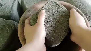 Sound relaxing/must must watch📸||All mix texture black grains dry crumbling❤️