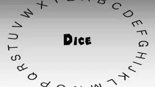 How to Say or Pronounce Dice