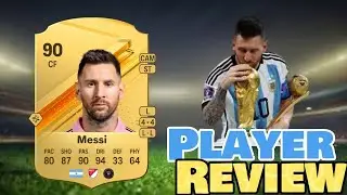 EA FC 24 LIONEL MESSI 90 PLAYER REVIEW