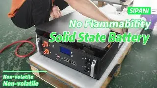 No Flammability Rack mounted Solid State Lithium Battery lfp Lifepo4 Home Energy Storage Battery