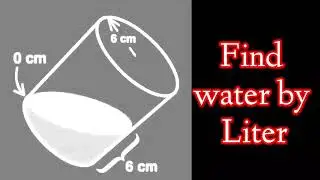 find water by liter simple and easy solution