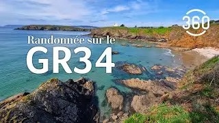 👋 Randonn&eacute;e virtuelle sur le GR34 en Bretagne - VR 6K 360 video