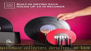 Big Fudge Vinyl Record Cleaning Kit for Vinyl Records - Includes Cleaning Machine & Vinyl Record Cl