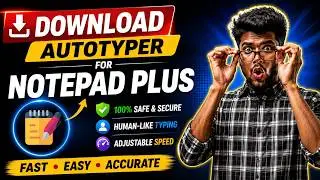 Notepad Plus Autotyper Install || Data Entry Automation || Download - .wrt Autotyper