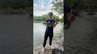 flooded creek channel cat #fishing #channelcatfish #spillway #bassfishing