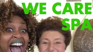 GloZell Visits We Care Spa