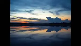 Handline fishing at Lake Eaton - Sunset Timelapse