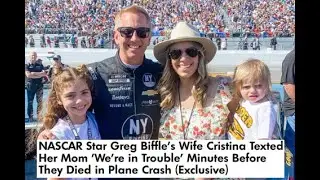 Жена звезды NASCAR Грега Биффла, Кристина, написала своей маме сообщение: &laquo;У нас проблемы&raquo;.