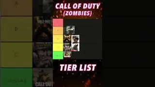 Ranking EVERY COD Zombies Worst to Best #Shorts