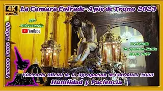 HUMILDAD Y PACIENCIA. VÍACRUCIS AGRUPACIÓN DE COFRADÍAS DE MÁLAGA 2023. SELECCIÓN  ESCENAS. 4K 60FPS
