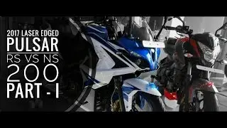 2017 Pulsar RS 200 Laser Edged First Ride/Review/MotoVlog Comparison with Pulsar NS 200 (PART - 1)