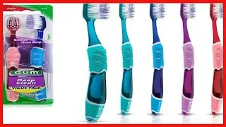Great product -  GUM Technique Deep Clean Toothbrush with Quad-Grip Handle, Full Soft Bristles, Twin