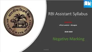 RBI Assistant Recruitment 2019-20 Syllabus