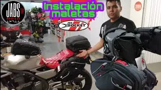 JABS Moto TV.- INSTALACIÓN DE MALETAS PARÁ MOTOCICLETA, MARCA JOE ROCKET.