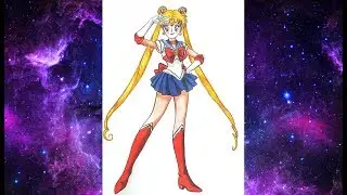 Sailor Moon | 美少女戦士セーラームーン | Speed Drawing | Рисую Сэйлор Мун |Сэйлор Мун