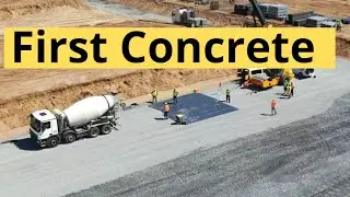 The First Concrete of Tesla Giga Berlin, Construction Begins