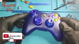 🛠️Xbox 360 Controller Shell Replacement &ndash; Translucent Blue Case Upgrade!