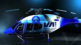 3D Animation for Vertical Aviation International Rebrand #3danimation