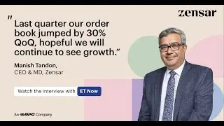 Manish Tandon, CEO and MD, Zensar gives an overview to ET Now Markets on Zensar's Q2FY24 earnings
