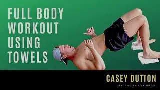 BEST HOME INDOOR WORKOUT WITH TOWELS!! (TOTAL BODY BURNER!)