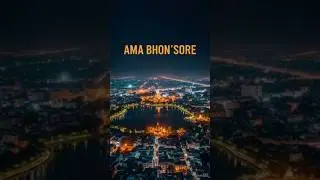 ✨ AI Drone Shot of Bhubaneswar at Night | Lingaraj Temple & Bindusagar Pond 🌙