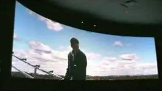Screen warp software for curved screens