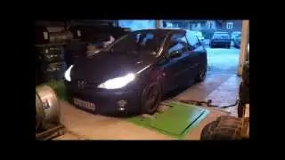 peugeot 206 2.0hdi tuning overboost extreme