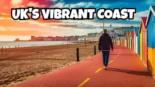 Brighton's Seafront: A 4K Walking Tour of the UK's Most Colorful Coast
