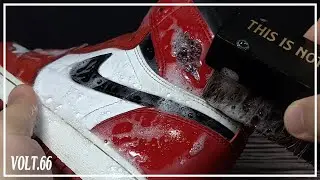 [Shoe Cleaning] AJ1 Chicago Shoe Cleaning - ASMR