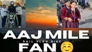 Aaj mile fan....☺️#vlog #vlogs #views #trnding #biker #trending #bikersvlog #biker #funny