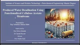 Produced Water Desalination Using Functionalized Cellulose Acetate  Membrane