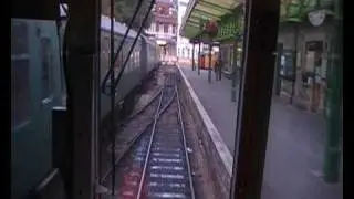 drivers eye view, BR Class 121 unit W55028 'Bubble Car' at swanage railway
