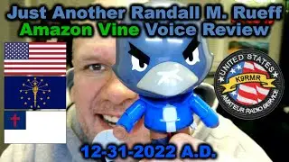 Amazon Vine Voice reviewer Randall M. Rueff (K9RMR) works on reviewing items on 12-31-2022 A.D. (11)